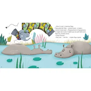 Livre scratch l'éléphant est trop collant Auzou image-1