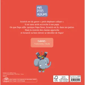 Livre scratch l'éléphant est trop collant Auzou image-3