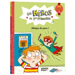 Primary 1 heroes book - lice attack Auzou image-0