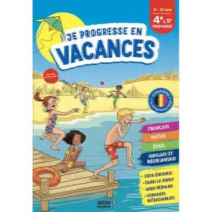 Book je progresse en vacances - Primary 4 to 5 Auzou image-0