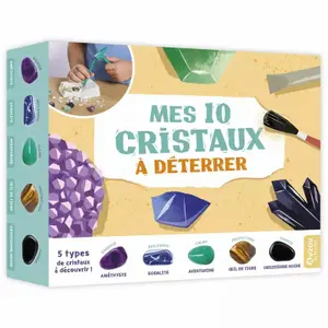 Educational games Auzou Mes 10 Cristaux À Déterrer image-0