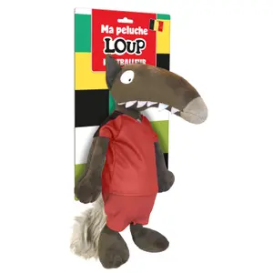 Soccer wolf plush Auzou Belgium image-0