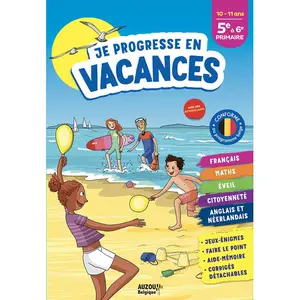 Vacation progress book - Primary 5 to 6 Auzou image-0