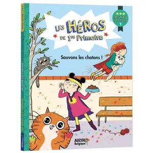 Book les héros de 1re primaire - level 3 - save the kittens Auzou image-0