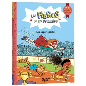 Primary 1 heroes book - level 2 - super-sportsmen Auzou image-0