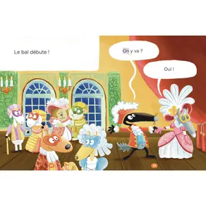 Book mes lectures de 1re primaire avec loup - my 1st grade readings with wolf - bal masqué à venis Auzou image-2