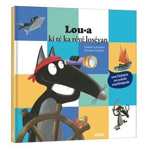 Book le loup qui rêvait d'océan Martinique Creole Auzou image-0