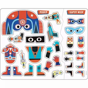 Stickers in my artist's pouch Auzou 200 pcs Super-héros image-1