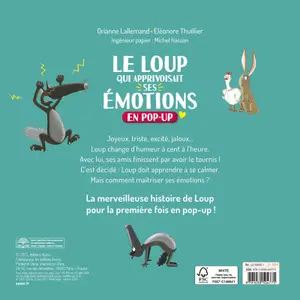 Le loup qui apprivoisait ses émotions pop-up book Auzou image-4