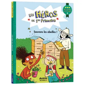 Book les héros de 1re primaire - level 3 - save the bees Auzou image-0