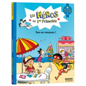 Primary 1 heroes book - level 1 - all on vacation Auzou image-0