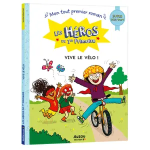 Book les héros de 1re primaire - super débutant - vive le vélo Auzou image-0