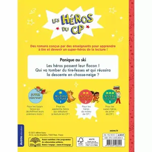 Book les héros du cp - level 2 - ski panic Auzou image-3