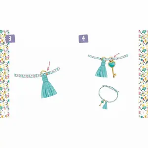 Creative activities superb jewelry Auzou Mes Bracelets D'amitié En Liberty image-1