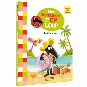 Book mes lectures du cp avec loup - les vacances - début de cp level 1 Auzou image-0