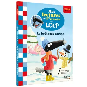 Book mes lectures de 1re primaire avec loup - the forest under the snow Auzou image-0