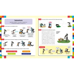 Book mon cahier d'anglais avec loup version Belgium Auzou image-1