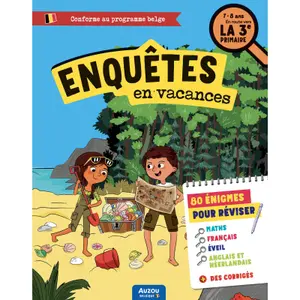 Book j'enquête en vacances - en route to 3rd grade Auzou image-0