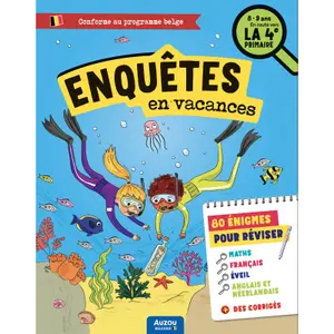 Book j'enquête en vacances - en route to primary 4 Auzou image-0