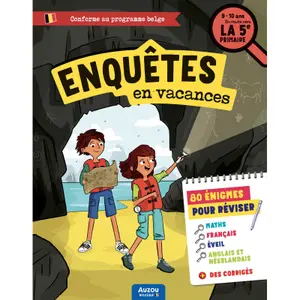 Book j'enquête en vacances - en route vers la 5e primaire Auzou image-0
