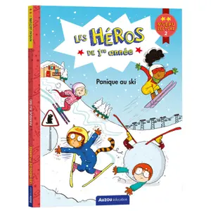Book les héros de 1re primaire - level 2 - ski panic Auzou image-0