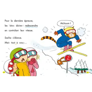 Book les héros de 1re primaire - level 2 - ski panic Auzou image-2