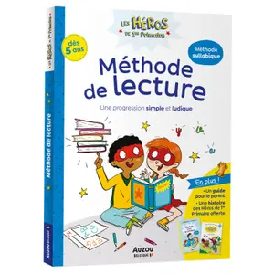 Book les héros de 1re primaire - reading method Auzou image-0