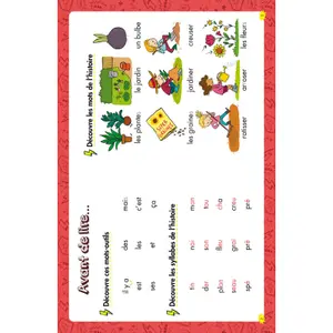 Book for heroes of cp level 2 the magic garden Auzou image-1