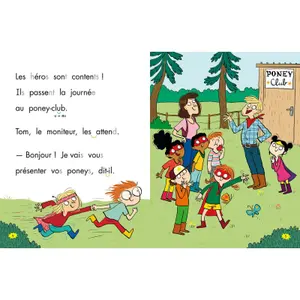 Book les héros de 1re primaire - level 3 - adventures at the pony club Auzou image-2