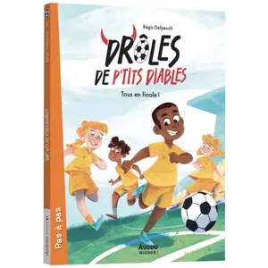 Livre drôles de p'tits diables - tome 3 - tous en finale (in French only) Auzou image-0
