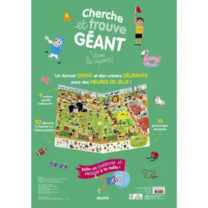 Giant search and find book - vive le sport Auzou image-2
