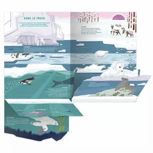 Livre les animaux sauvages - an animated documentary Auzou image-3