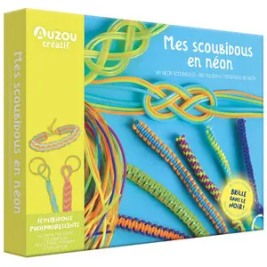 Creative activities artist's set Auzou Mes Scoubidous En Néon image-0