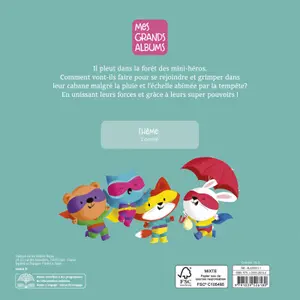 Book les mini-héros de la forêt - together against the rain Auzou image-3