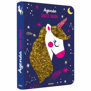 Diario Unicorno e paillettes Auzou 2023-2024 image-0