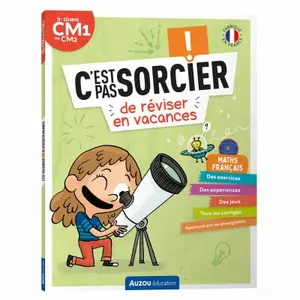 Book c'est pas sorcier de réviser en vacances - from cm1 to cm2 Auzou image-0