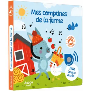 Book mes premiers sonores - my farm rhymes Auzou image-0