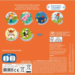 Book mes premiers sonores - my farm rhymes Auzou image-3