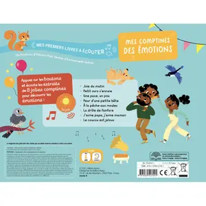 Book mes premiers livres à écouter - my emotional rhymes Auzou image-3