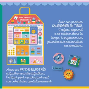 Fabric calendar Auzou image-1