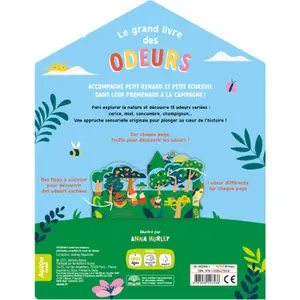 Book le grand livre des odeurs - a walk in the countryside Auzou image-3