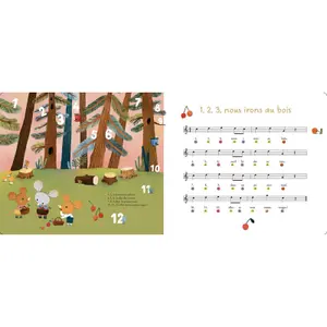 Livre mon livre piano - my very first nursery rhymes on the piano Auzou image-1