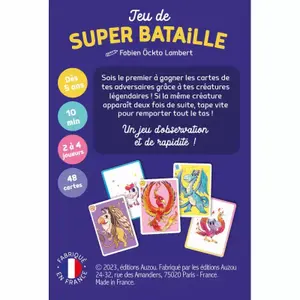 Card games Auzou Jeu De Super Bataille image-1