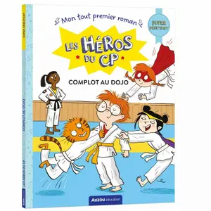 Livre les héros du cp - super débutant - complot au dojo Auzou image-0