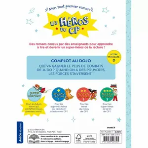 Livre les héros du cp - super débutant - complot au dojo Auzou image-3