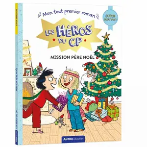 Livre les héros du cp - super débutant - mission père noël Auzou image-0