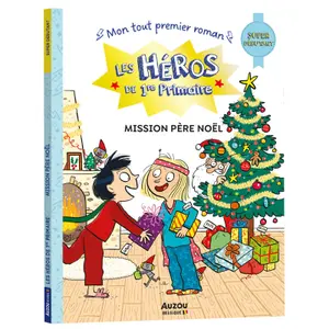 Book 1st grade heroes - super beginner - mission santa claus Auzou image-0