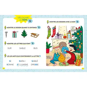 Book 1st grade heroes - super beginner - mission santa claus Auzou image-1