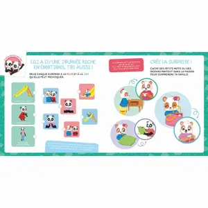 Panda school book - welcome to school Auzou image-2