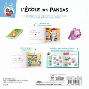 Panda school book - welcome to school Auzou image-3